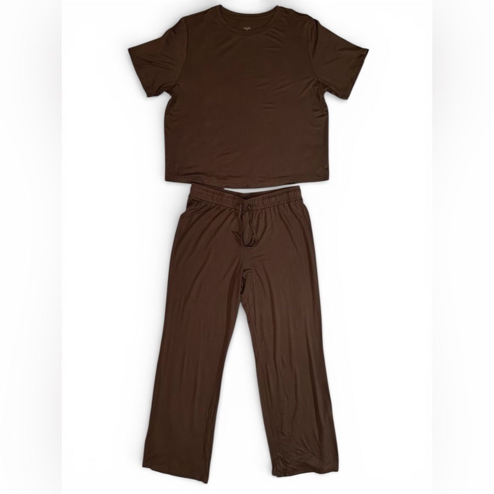 nuuds Mocha Brown Pajama Set